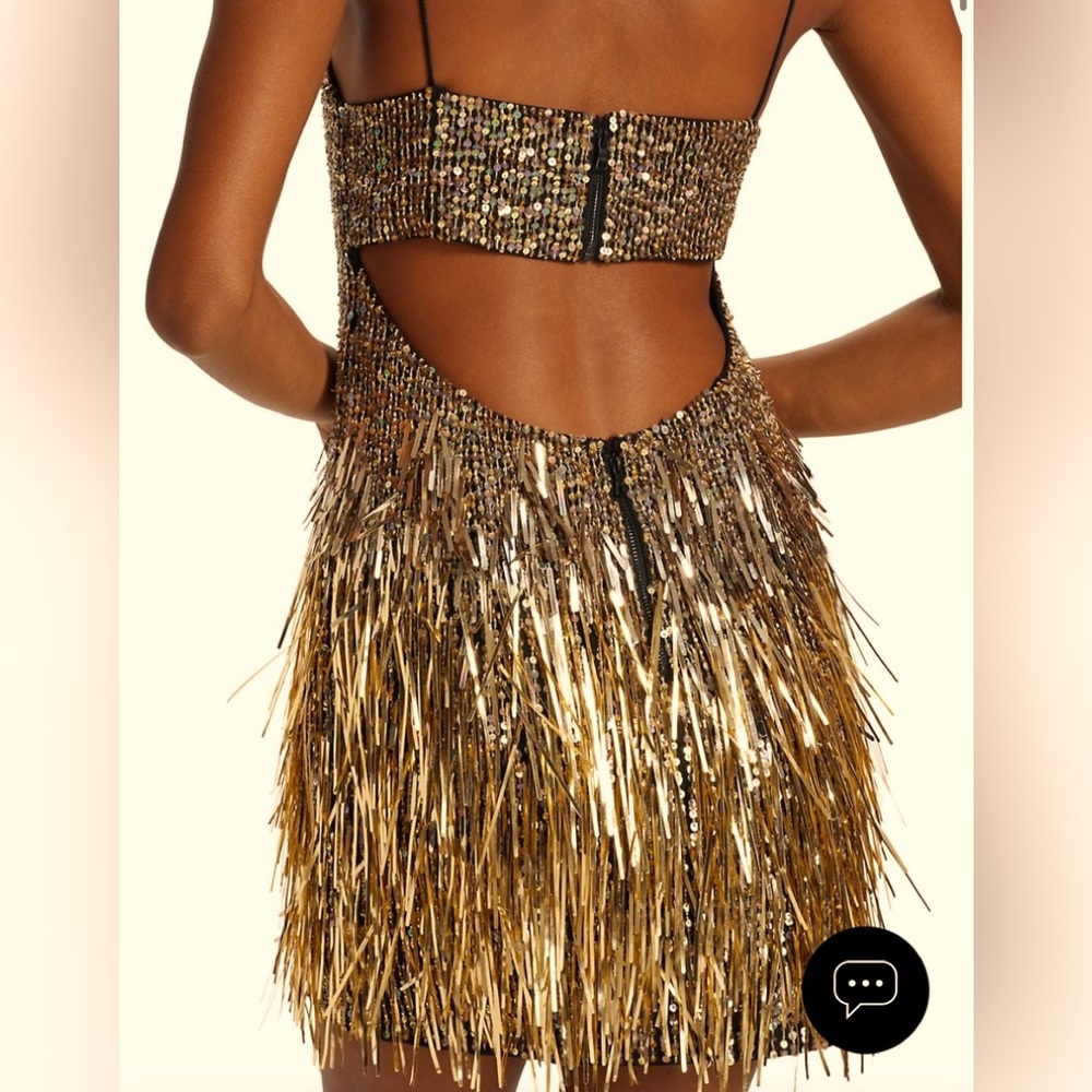 Alice + Olivia Fifi Embellished Sequin Fringe Dress - Picture 11 of 15